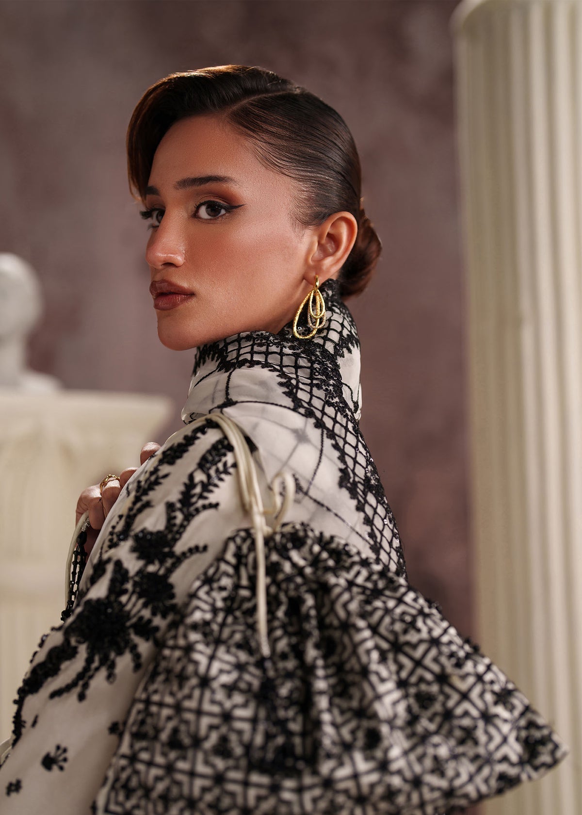 Zyra Style — Mairaz White Three-Piece Suit