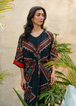 Kaftan with slits Straight trouser CRP25-04