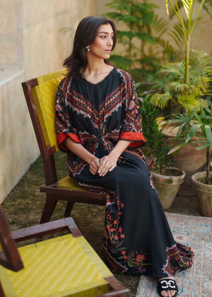 Kaftan with slits Straight trouser CRP25-04