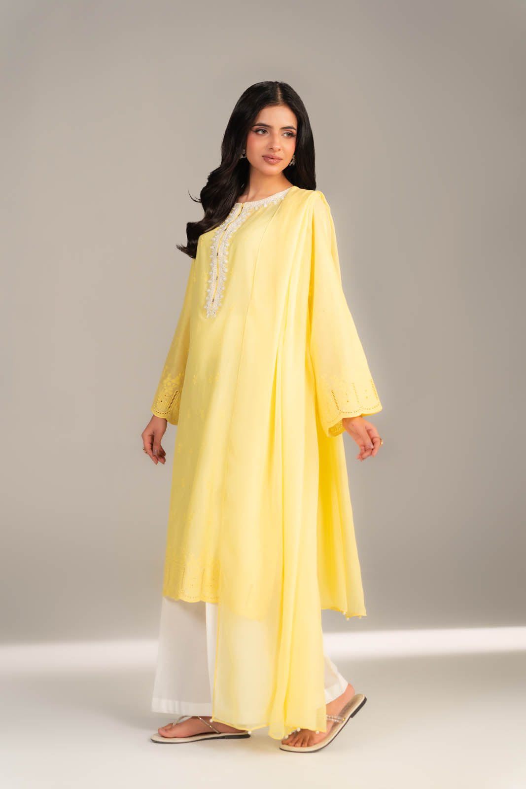 2 Piece Lawn Embroidered Suit (CS0457)