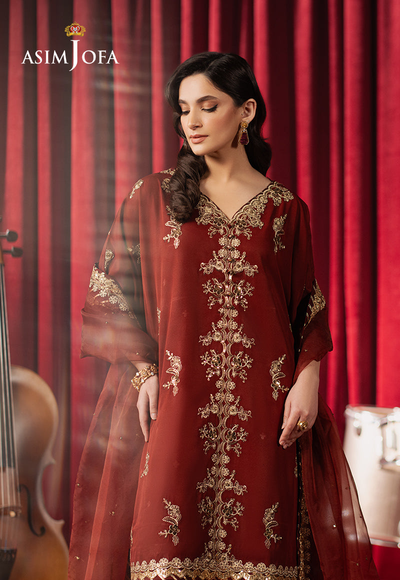 AJPF-12 EMBROIDERED SILK 3 PCS