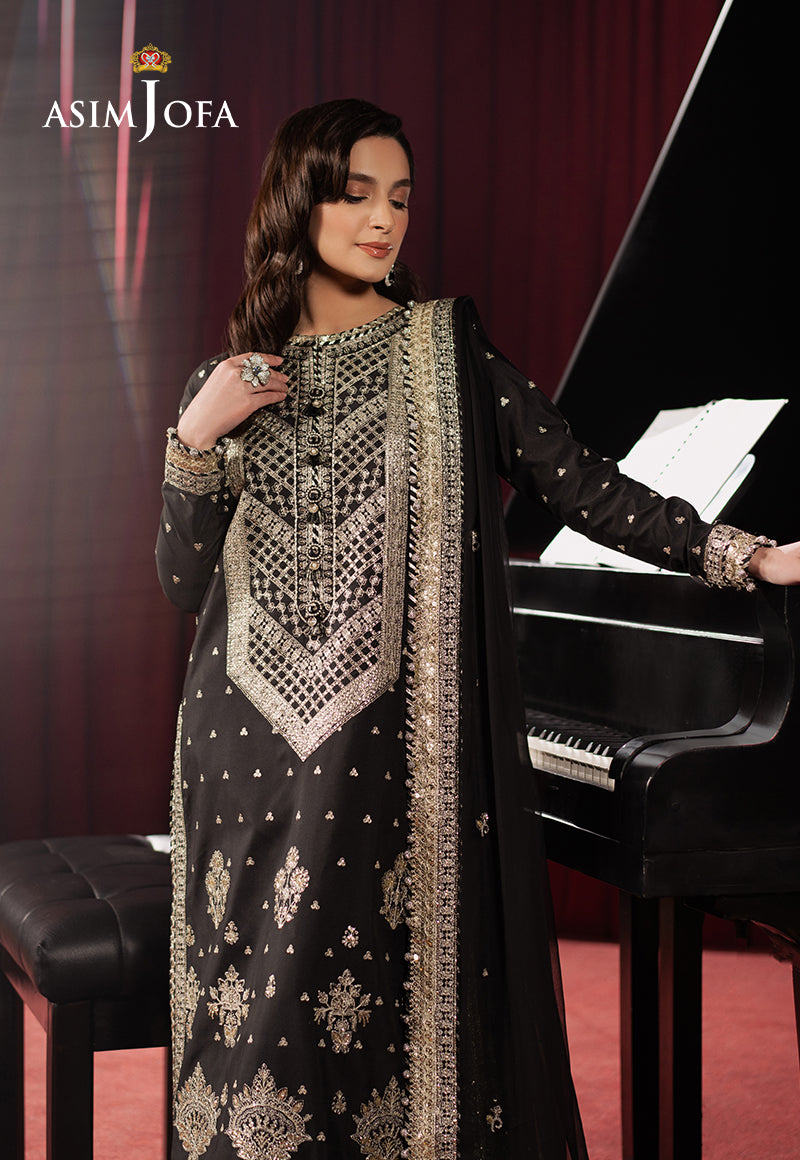 AJPF-01 EMBROIDERED SILK 3 PCS