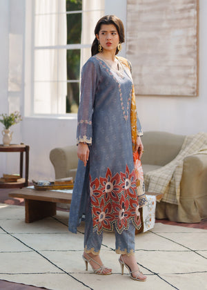 Long kurta Straight trouser CRP25-02