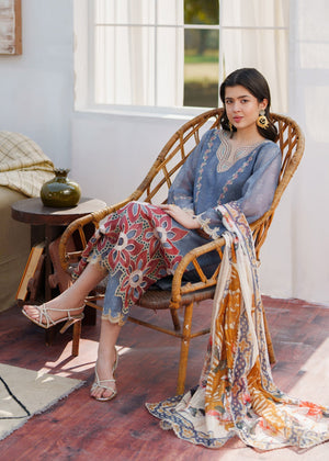 Long kurta Straight trouser CRP25-02