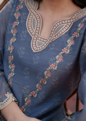 Long kurta Straight trouser CRP25-02
