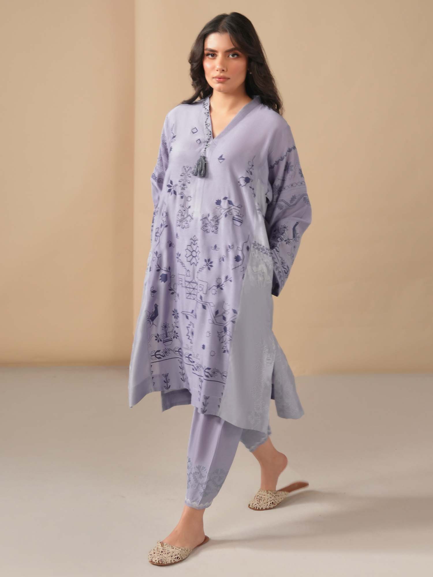 Nimr & Skinny Shalwar - AW25AMB2CCKP002