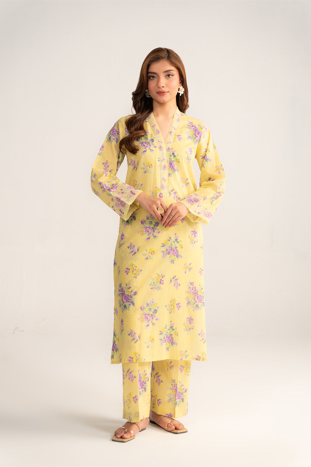 2 Piece Printed Lawn Printed Suit (CP0402)