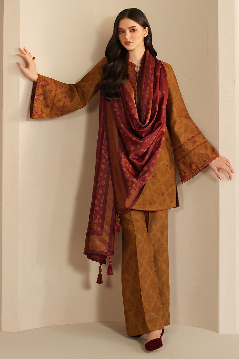 EMBROIDERED JACQUARD KHADDAR UW-0204