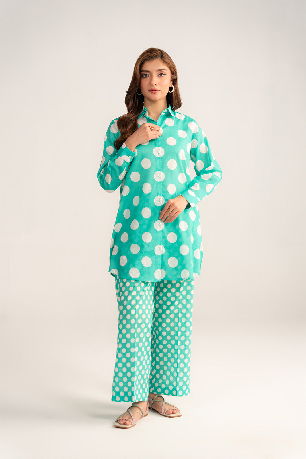 2 Piece Lawn Print Printed Suit (CF0189)