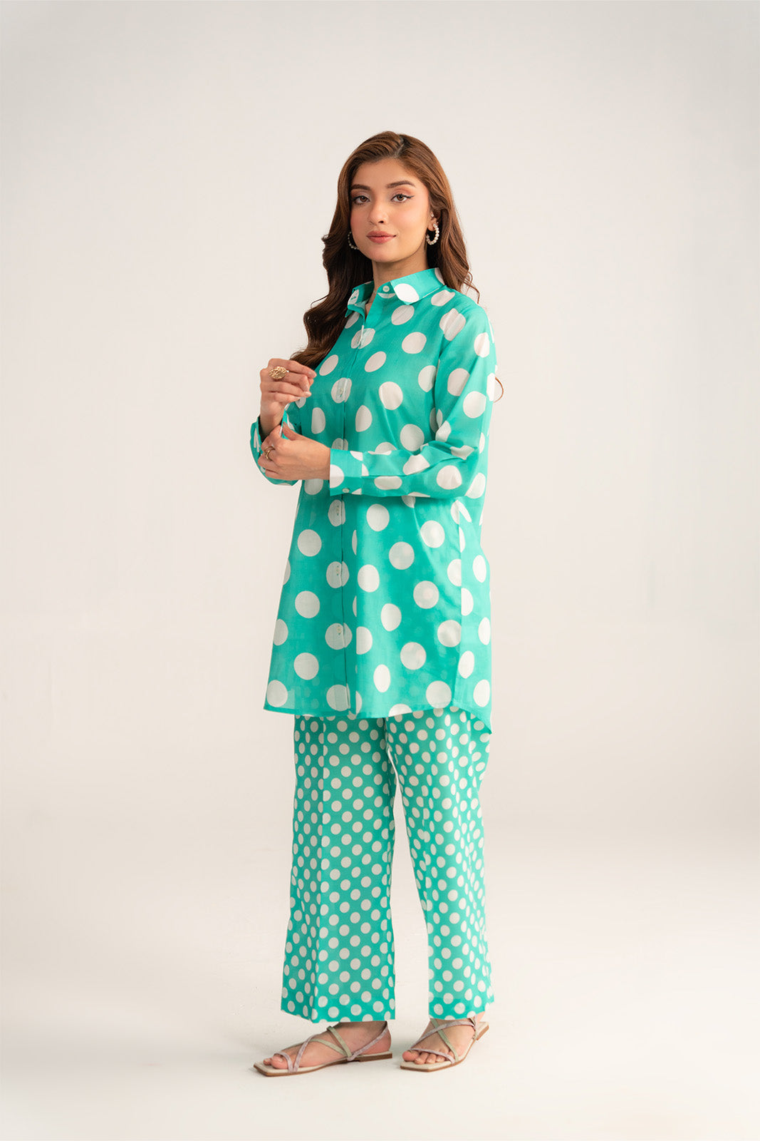 2 Piece Lawn Print Printed Suit (CF0189)