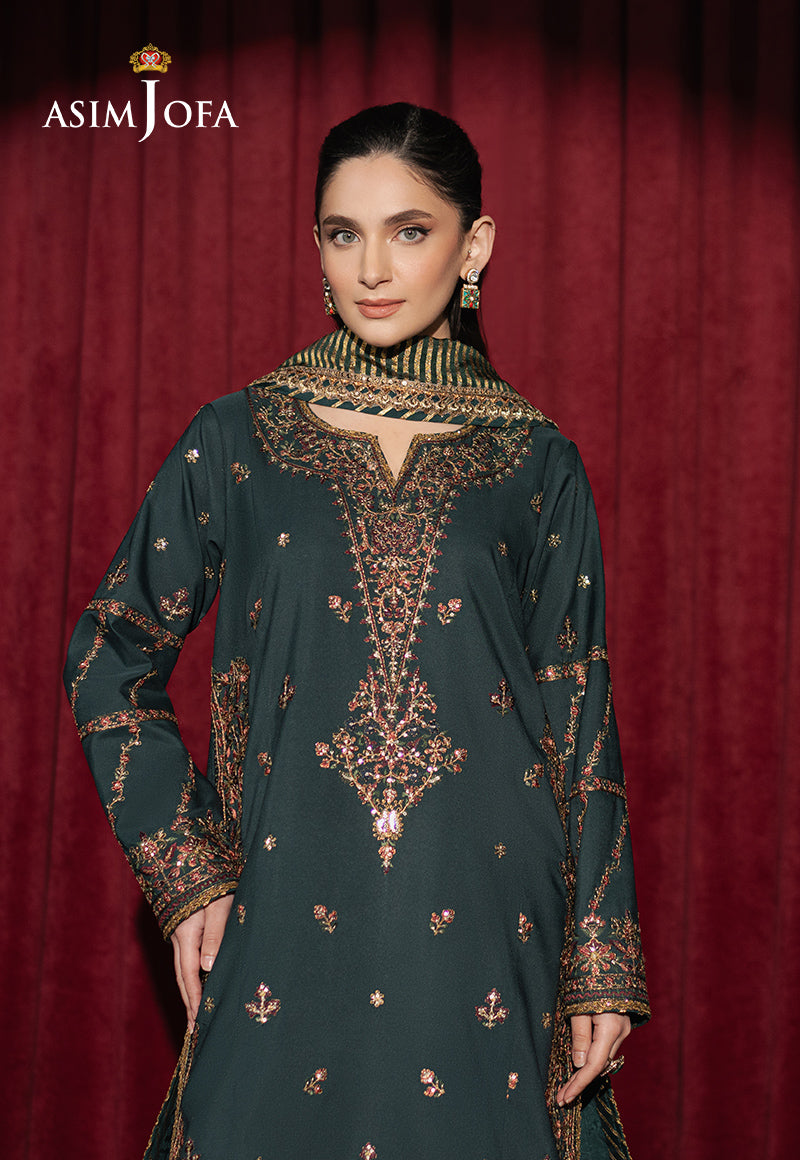 AJPF-05 EMBROIDERED SILK 3 PCS