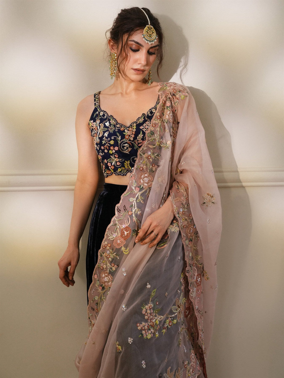 BLOUSE, SHARARA & DUPATTA