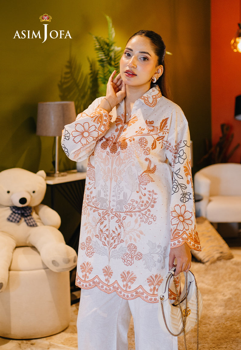 AJPBC-02 Printed Cambric Stitched 2 Pcs