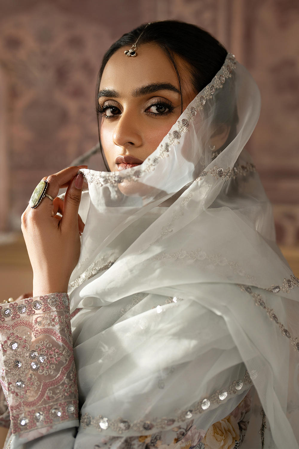 Embroidered Sil Lawn SL-25-01