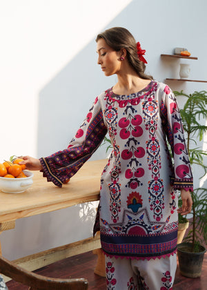 Straight-cut shirt Farshi shalwar CRP25-52