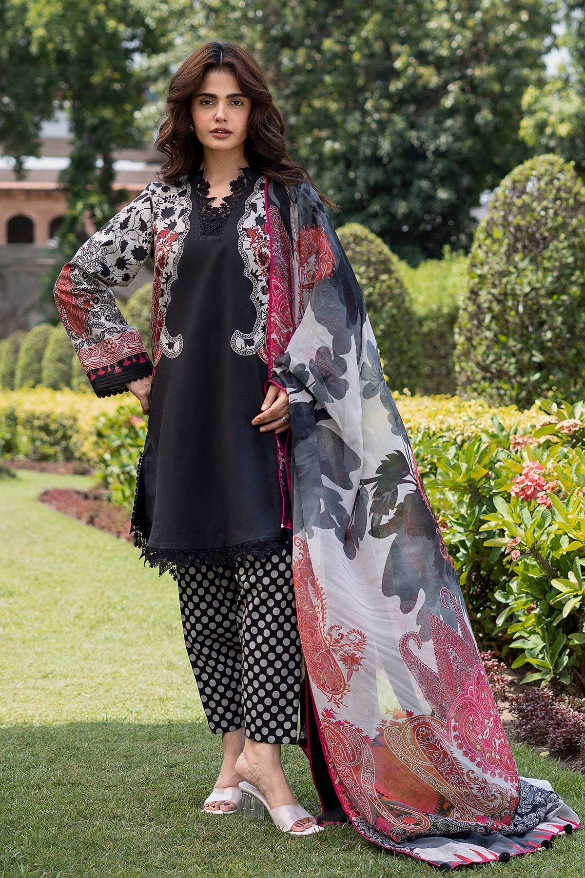 3-PC Unstitched Printed Lawn C-Print Vol 4 CP6-35