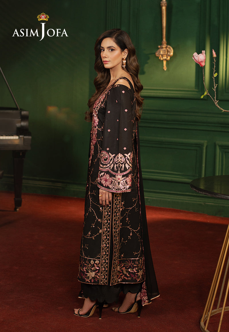 AJPF-19 EMBROIDERED SILK 3 PCS