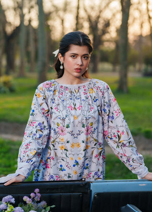 Straight-cut shirt Shalwar CRP25-70