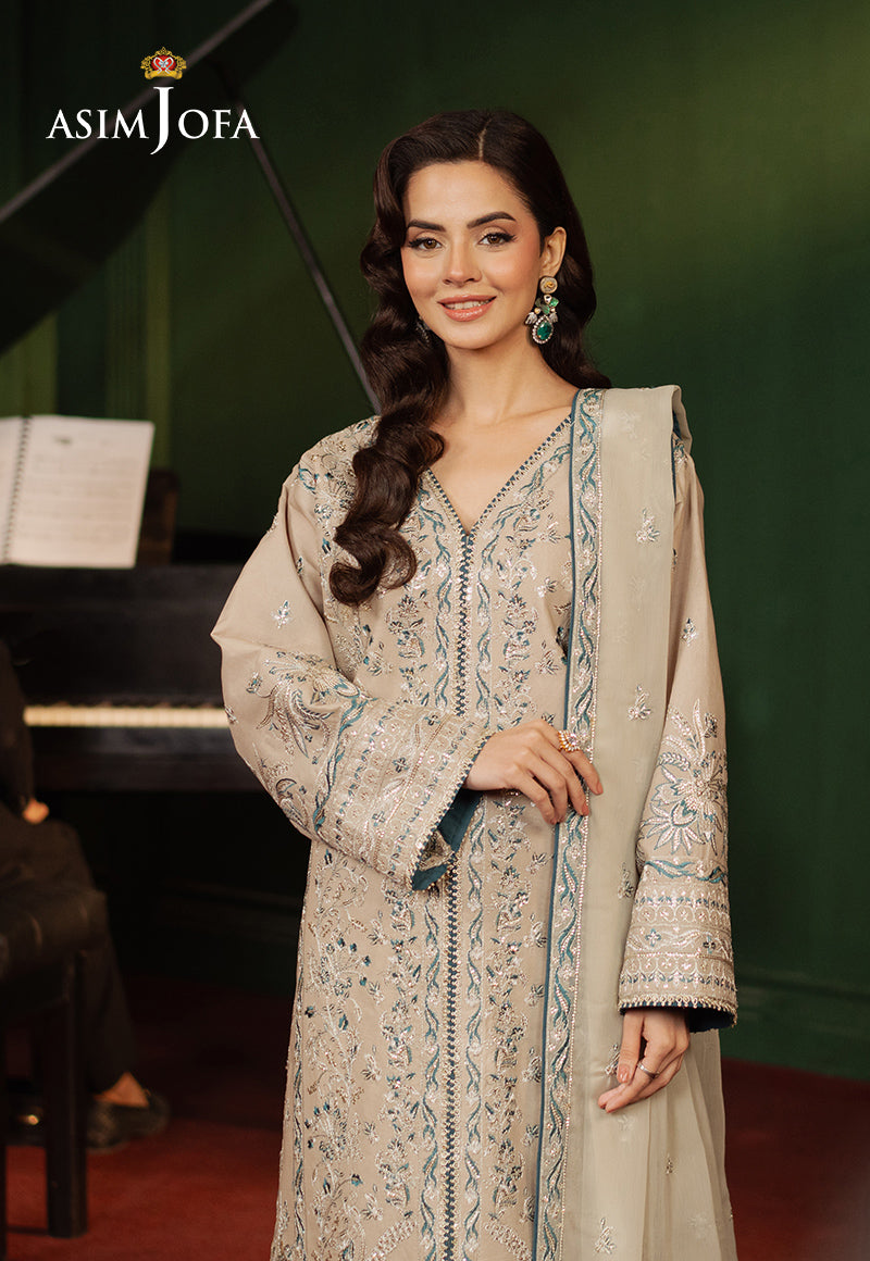 AJPF-29 EMBROIDERED SILK 3 PCS