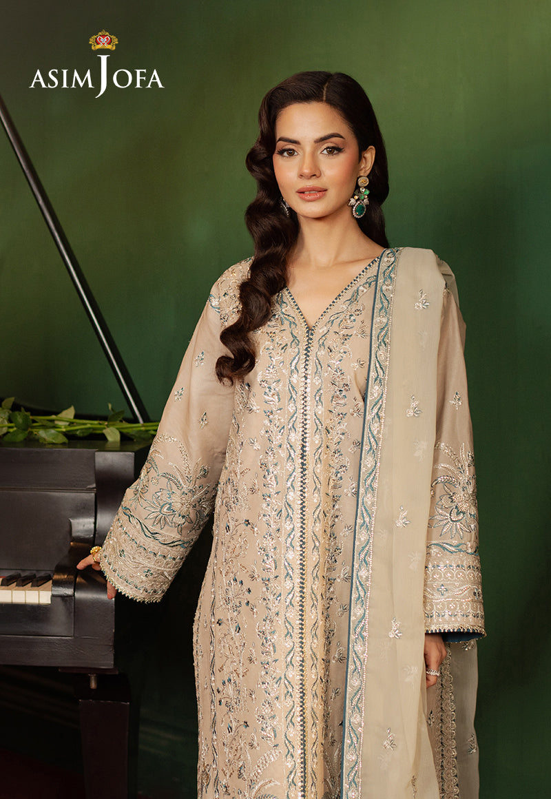 AJPF-29 EMBROIDERED SILK 3 PCS