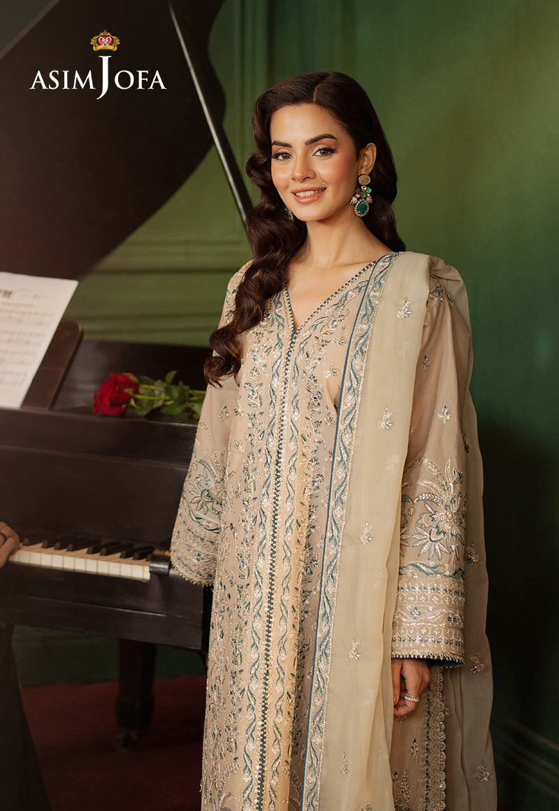 AJPF-29 EMBROIDERED SILK 3 PCS