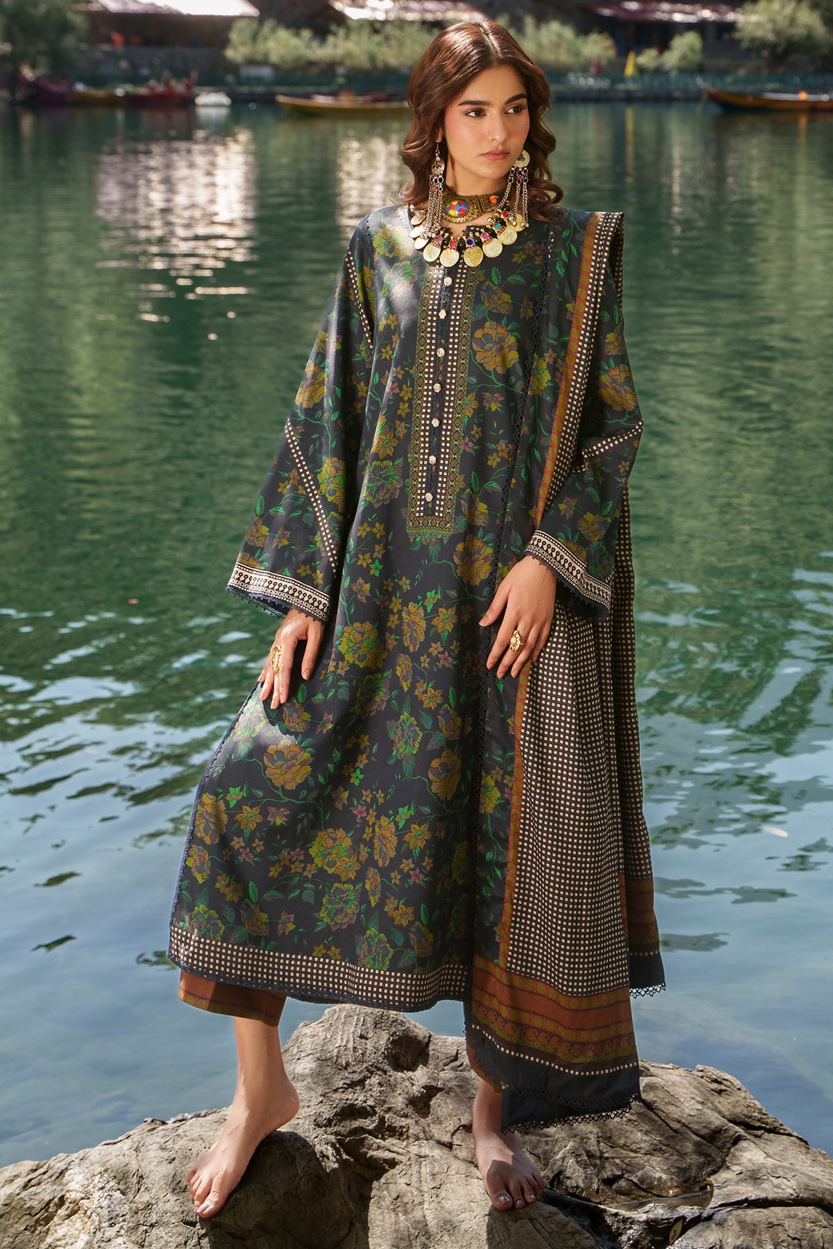 3-PC Stitched Linen Collection CPW6-02P