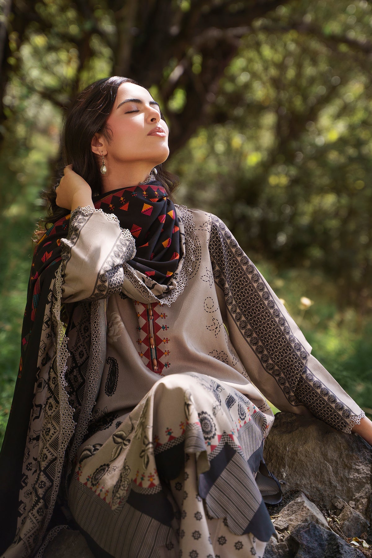 3-PC Stitched Linen Collection CPW6-03P