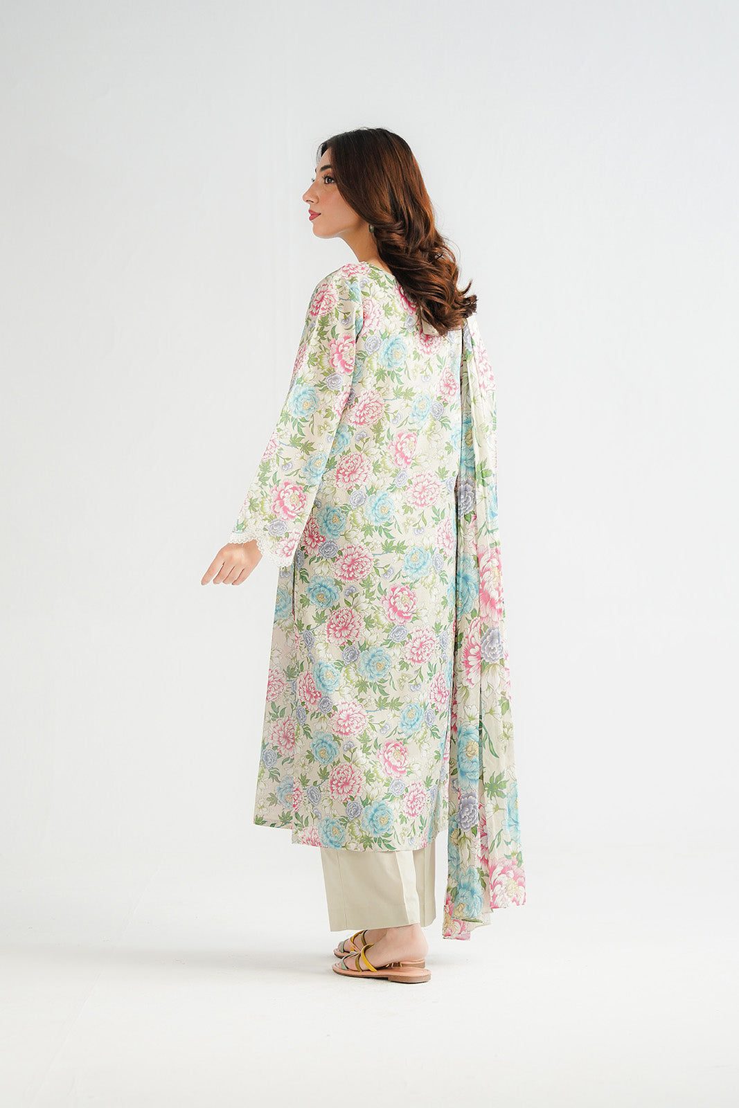 3 Piece Printed Lawn Embroidered (CP0520)