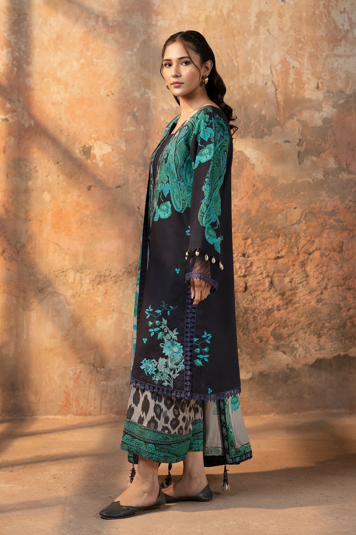 3-pc Unstitched Embroidered Staple DSCW5-10