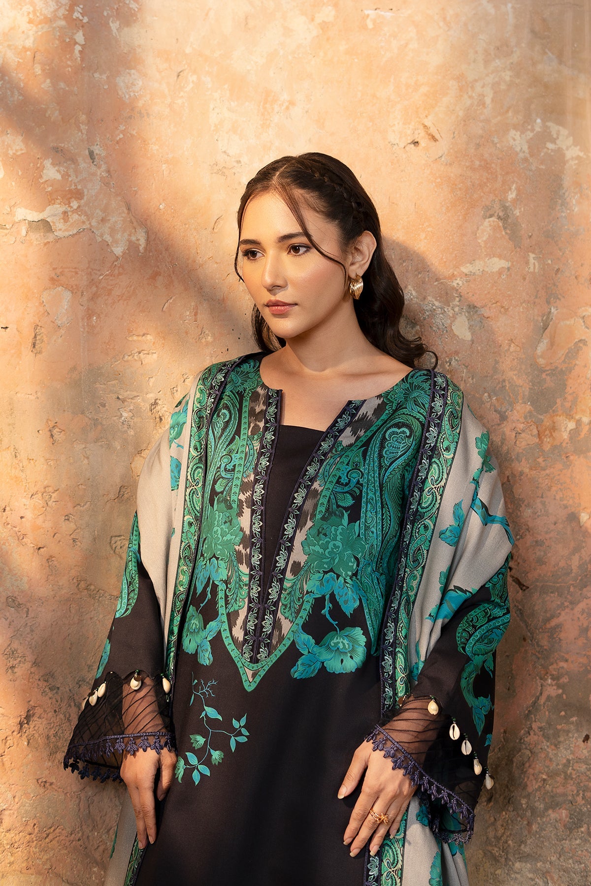 3-pc Unstitched Embroidered Staple DSCW5-10