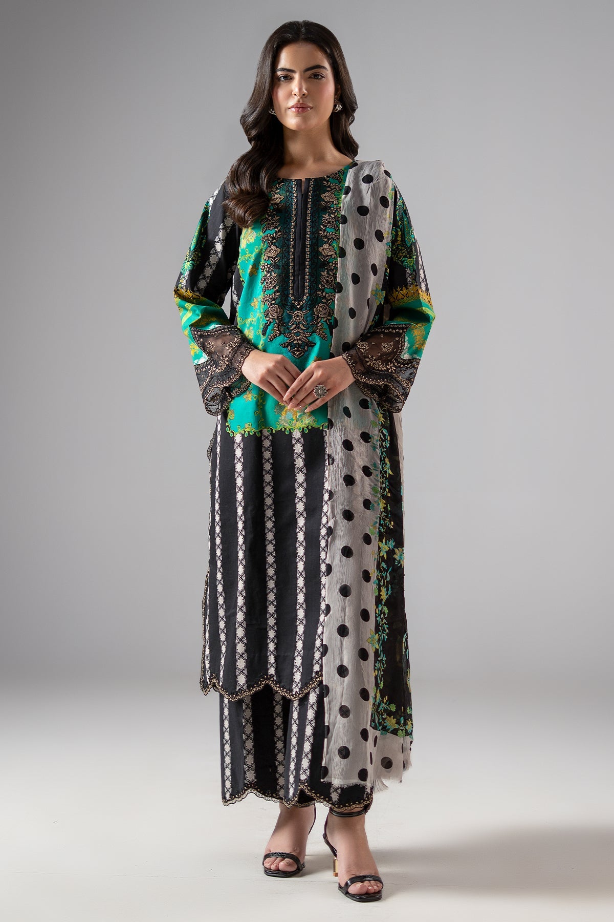 3-PC Embroidered CNP-6-253