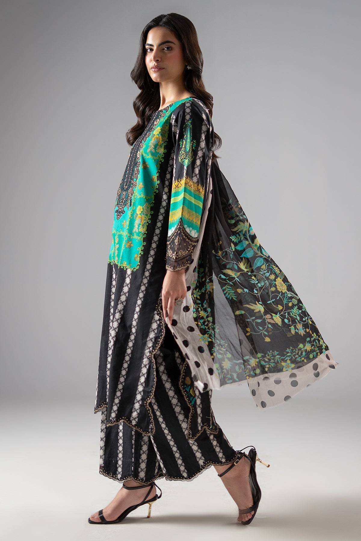 3-PC Embroidered CNP-6-253