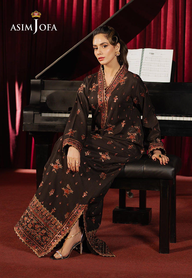 AJPF-06 EMBROIDERED BOSKI SILK 1 PC
