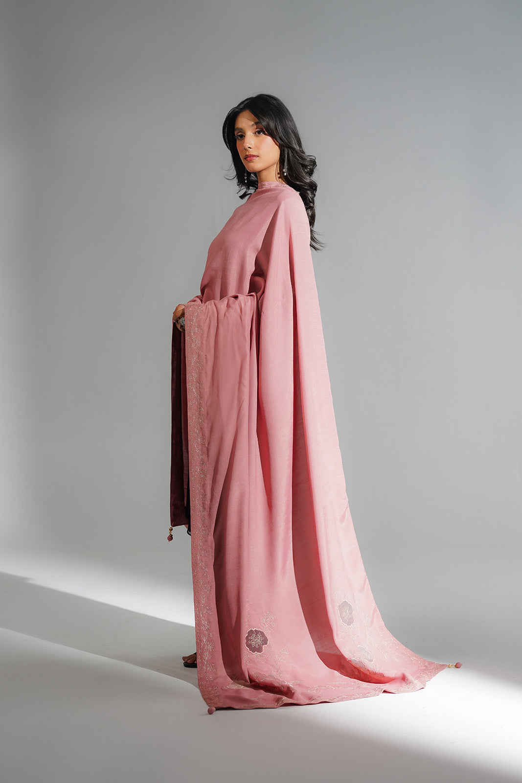 1 Piece Raw Silk Embroidered (FH0029)