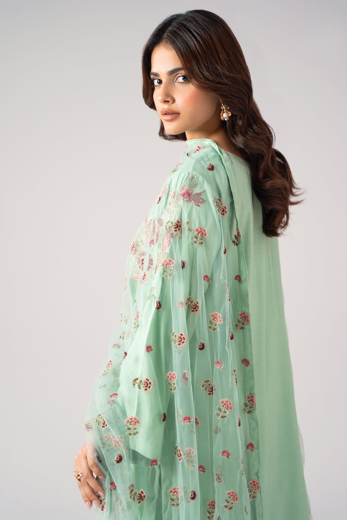 3-PC Stitched Embroidered CMA-6-397