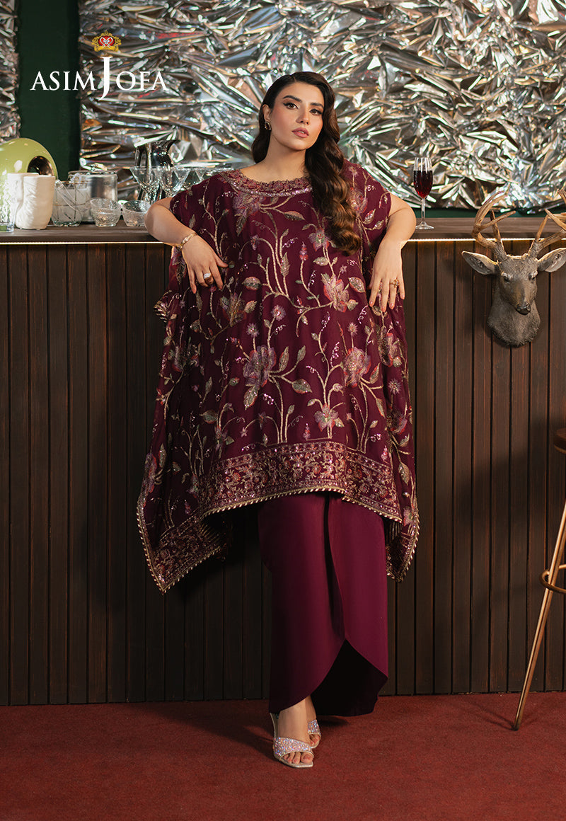 AJPF-04 EMBROIDERED CHIFFON 2 PCS