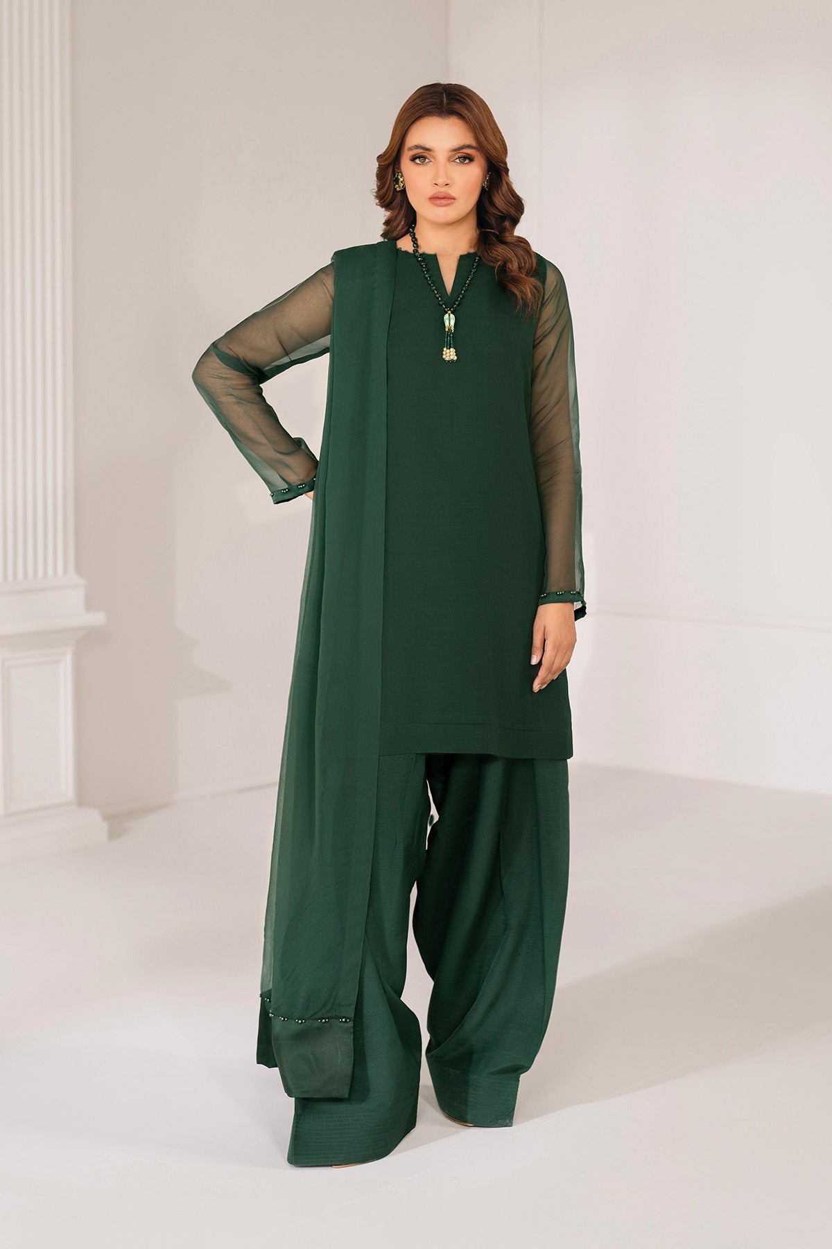 PLAIN CHIFFON DUPATTA 57