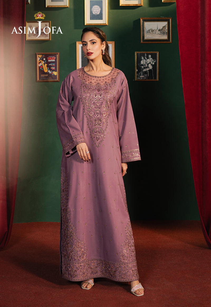 AJPF-09 EMBROIDERED SILK 2 PCS