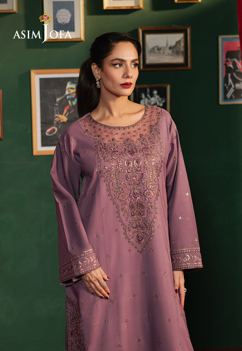 AJPF-09 EMBROIDERED SILK 2 PCS