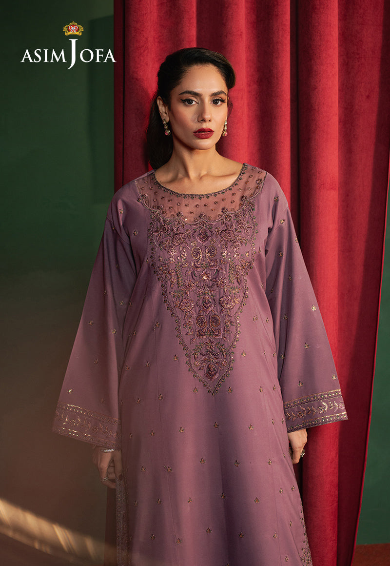 AJPF-09 EMBROIDERED SILK 2 PCS