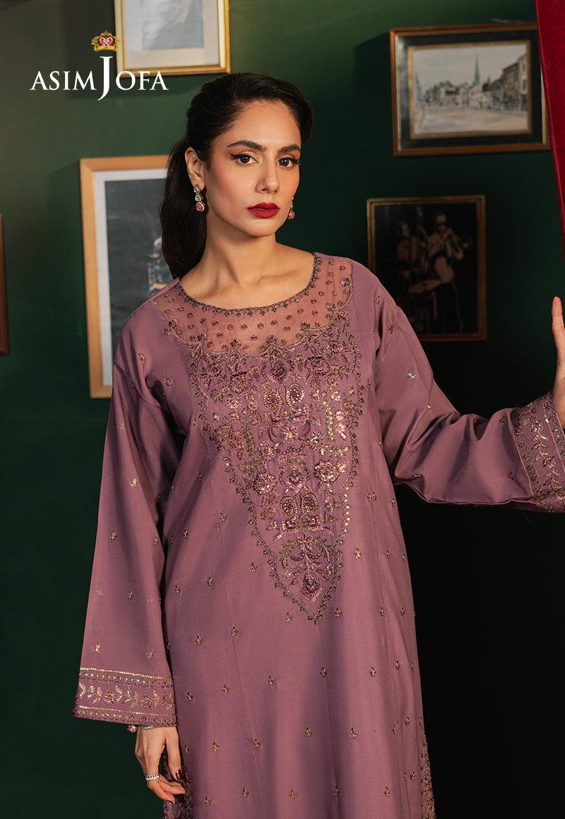 AJPF-09 EMBROIDERED SILK 2 PCS