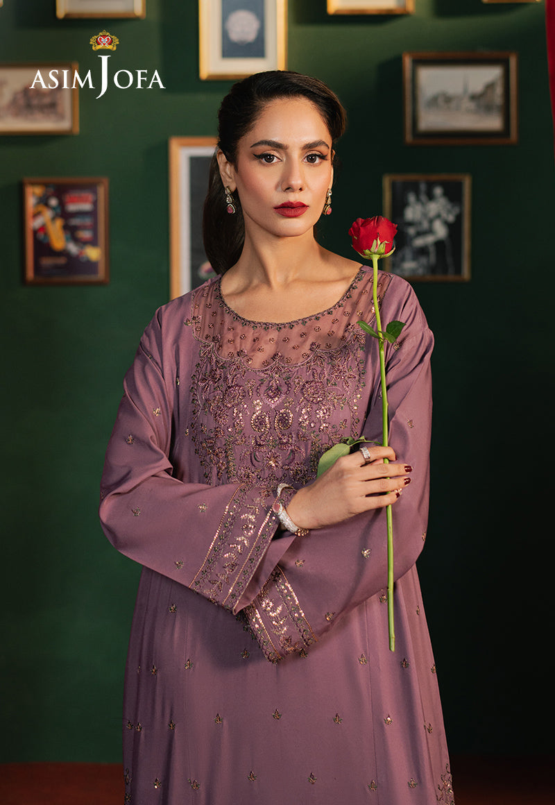 AJPF-09 EMBROIDERED SILK 2 PCS