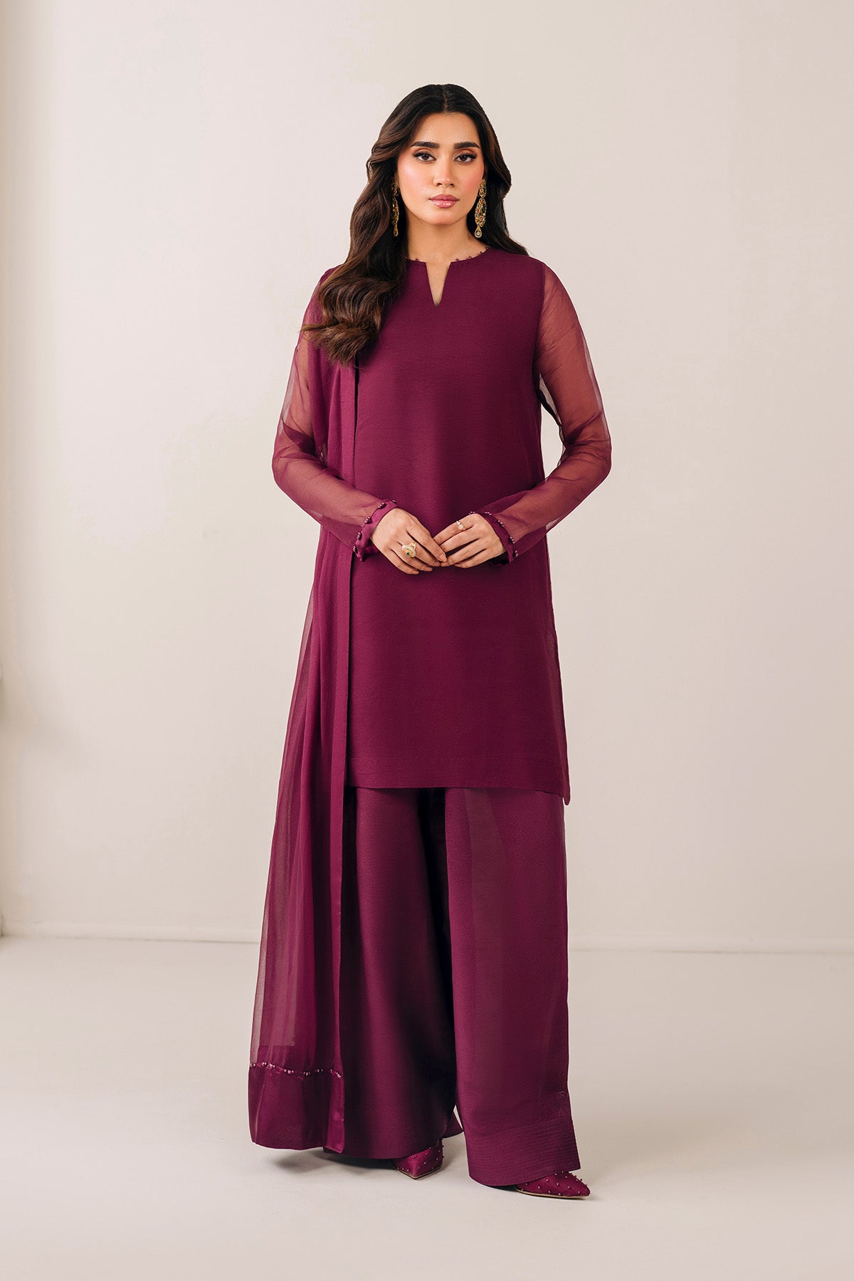 PLAIN CHIFFON DUPATTA 58