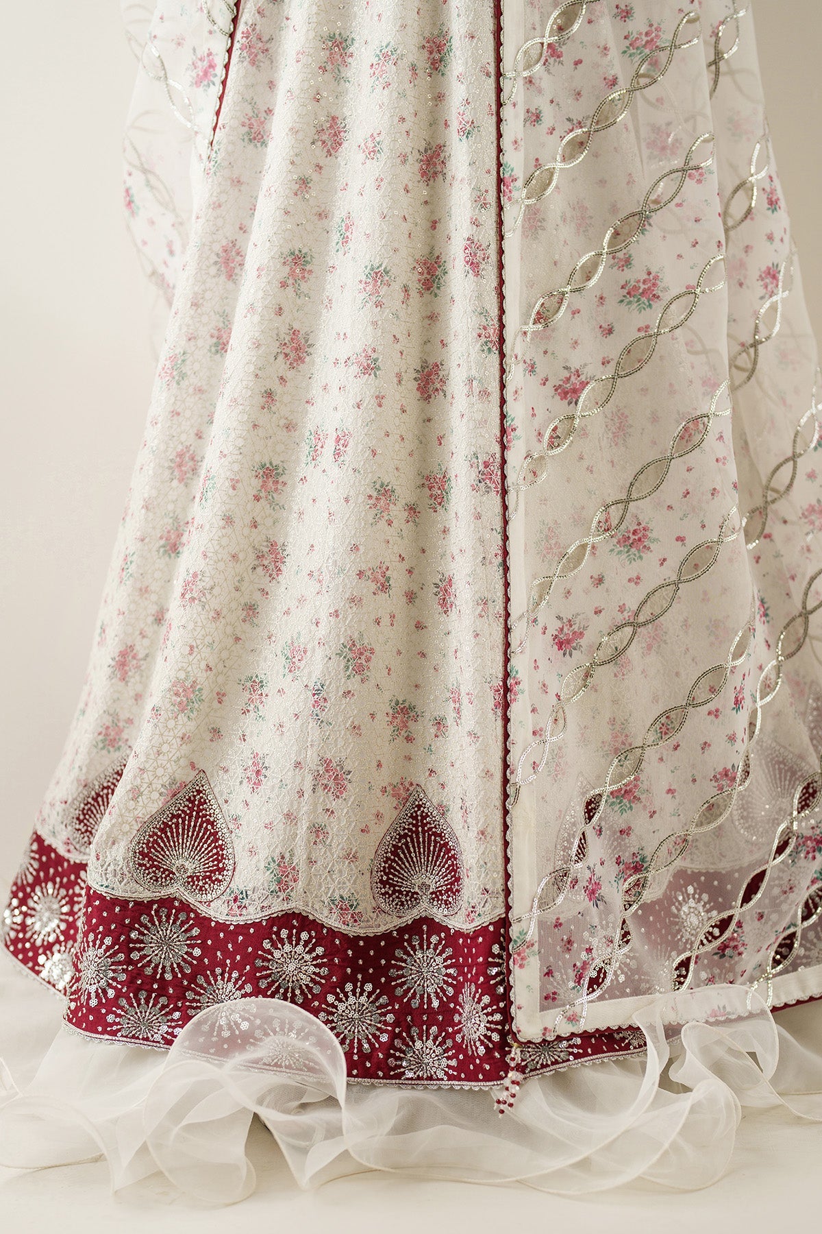 EMBROIDERED CHIFFON UC-3094