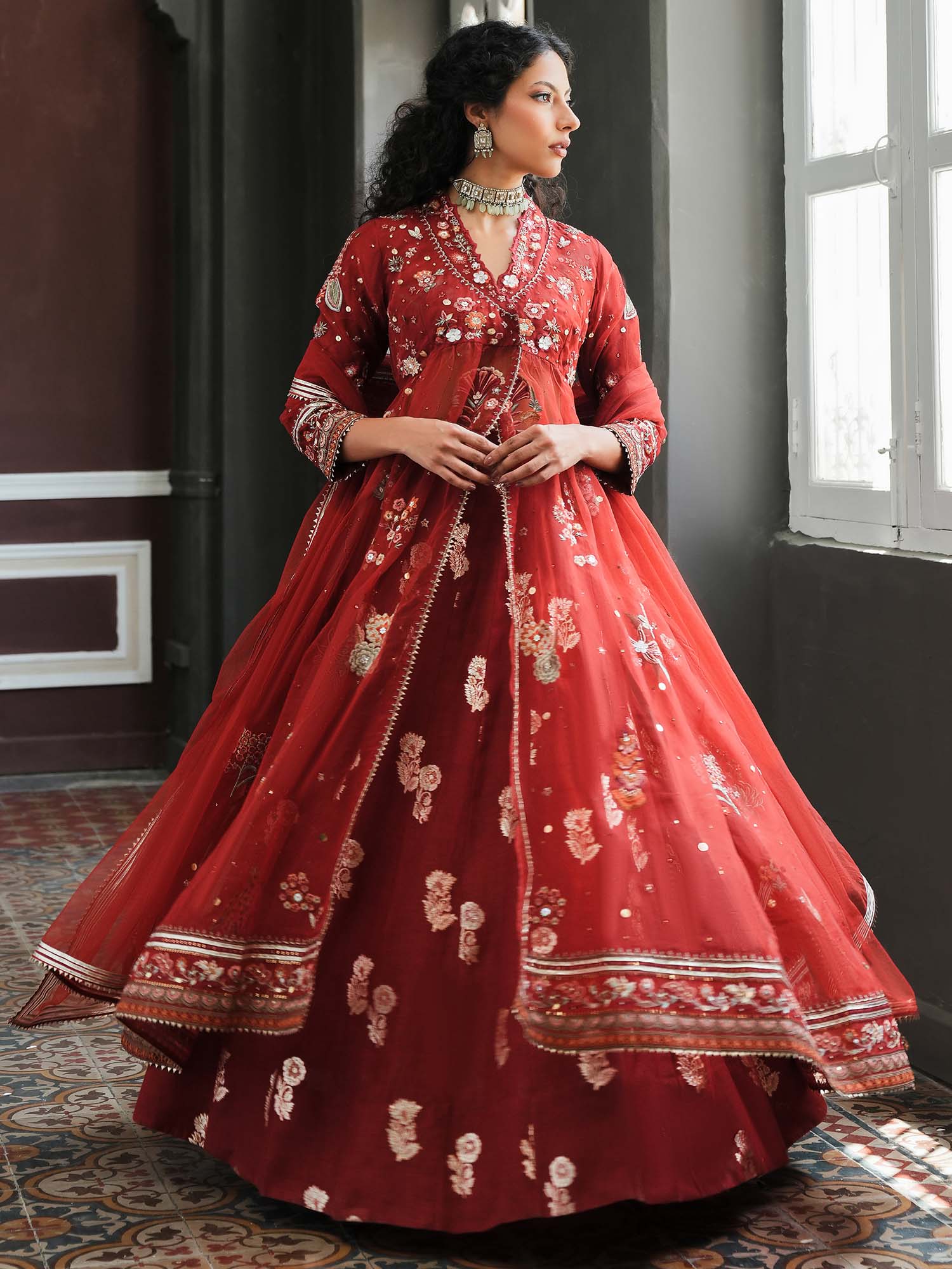 ANGARKHA, LEHENGA & DUPATTAangarkha-lehenga-dupatta-2