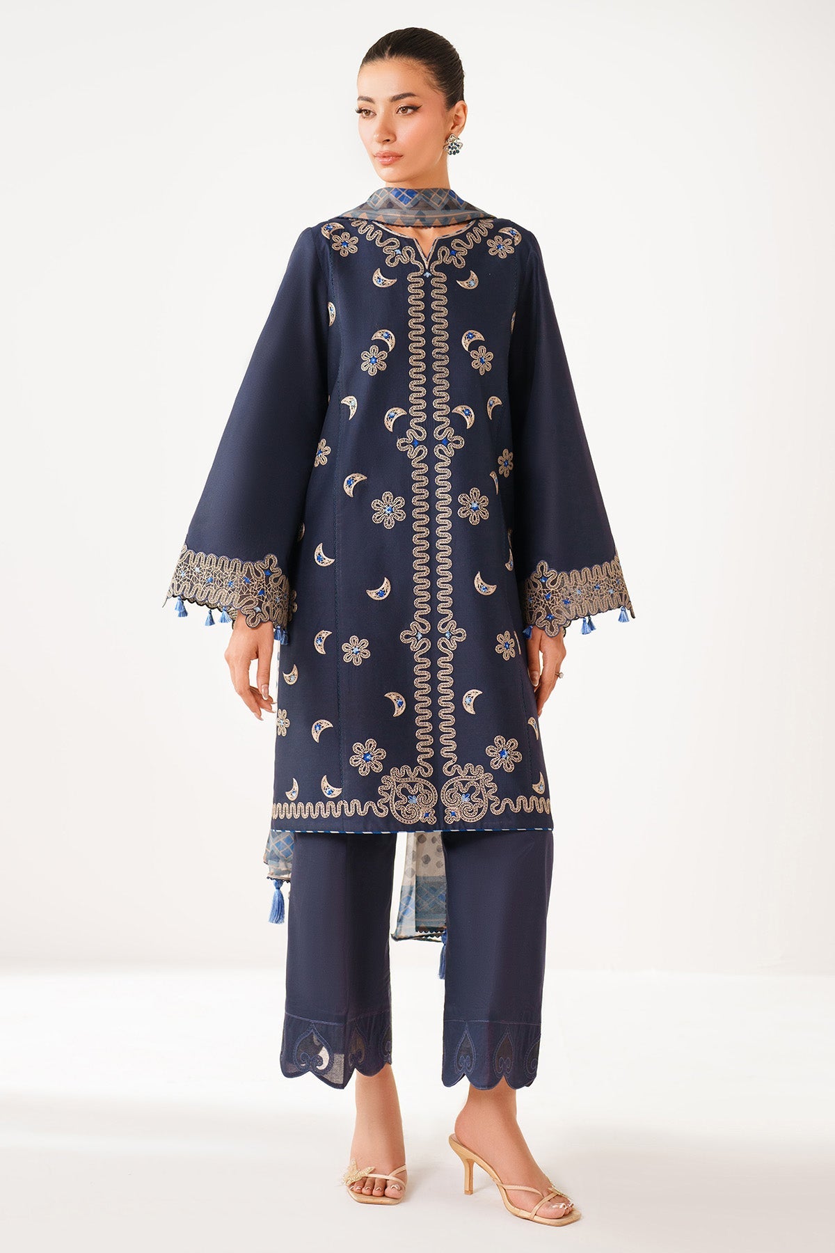 EMBROIDERED LAWN RTW-1298