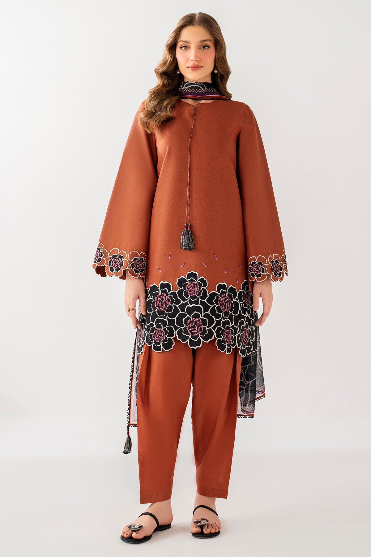 EMBROIDERED LAWN RTW-1304