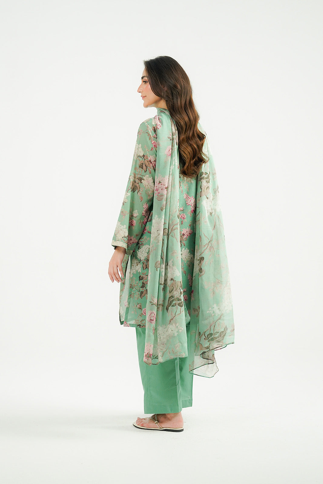 3 Piece Printed Lawn Embroidered Suit (CP0519)