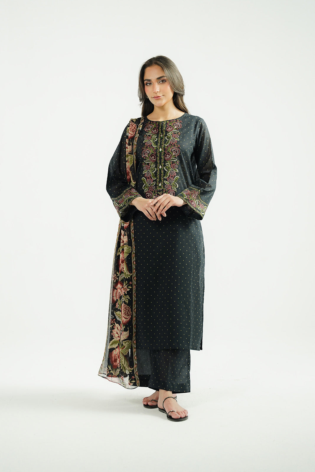 3 Piece Printed Lawn Printed Suit (CP0523)