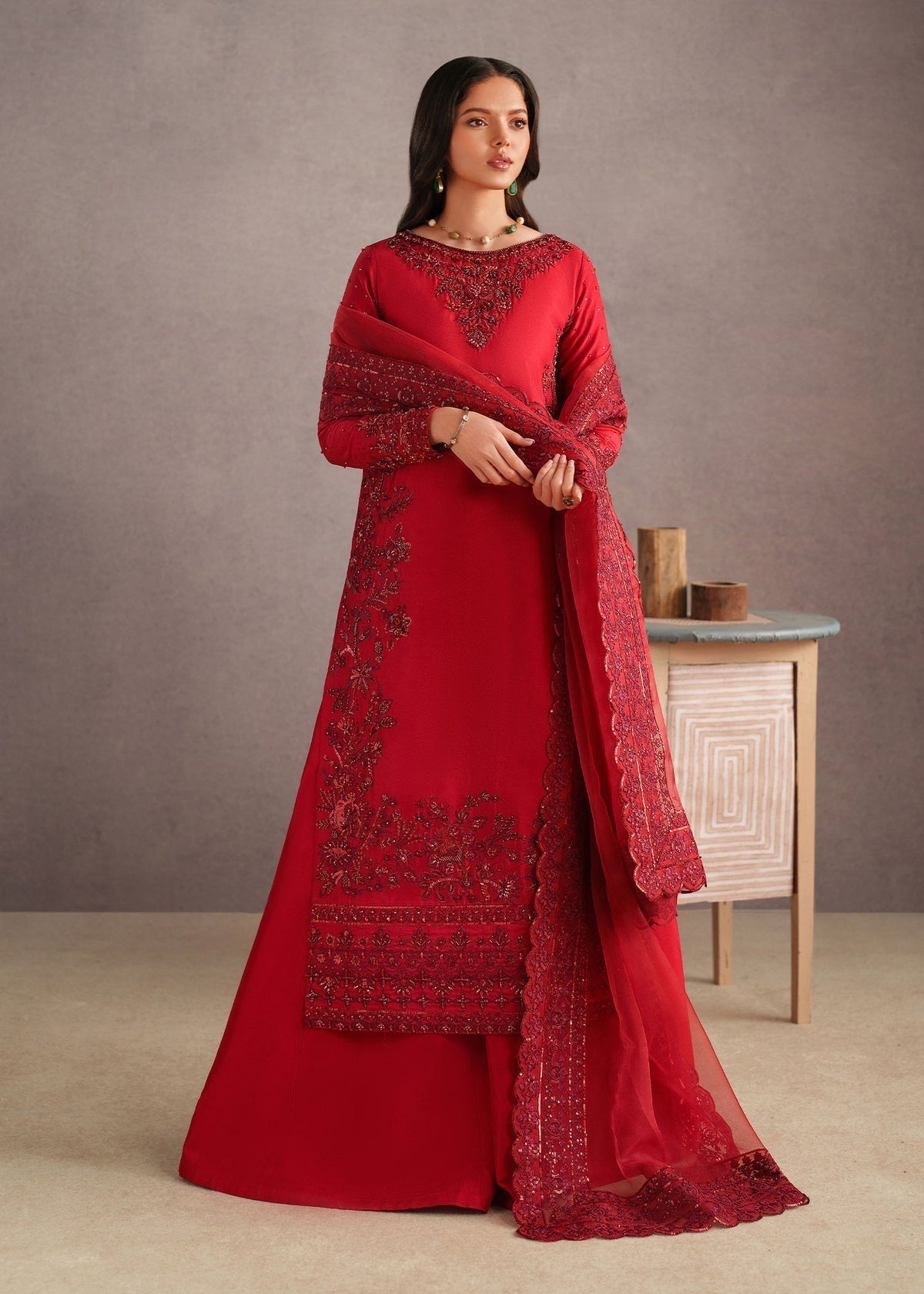 Aina Style — Mairaz Red Sharara